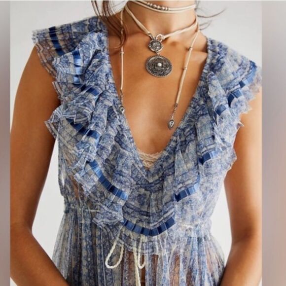 Free People New Paris Maxi Top size S - Picture 3 of 15